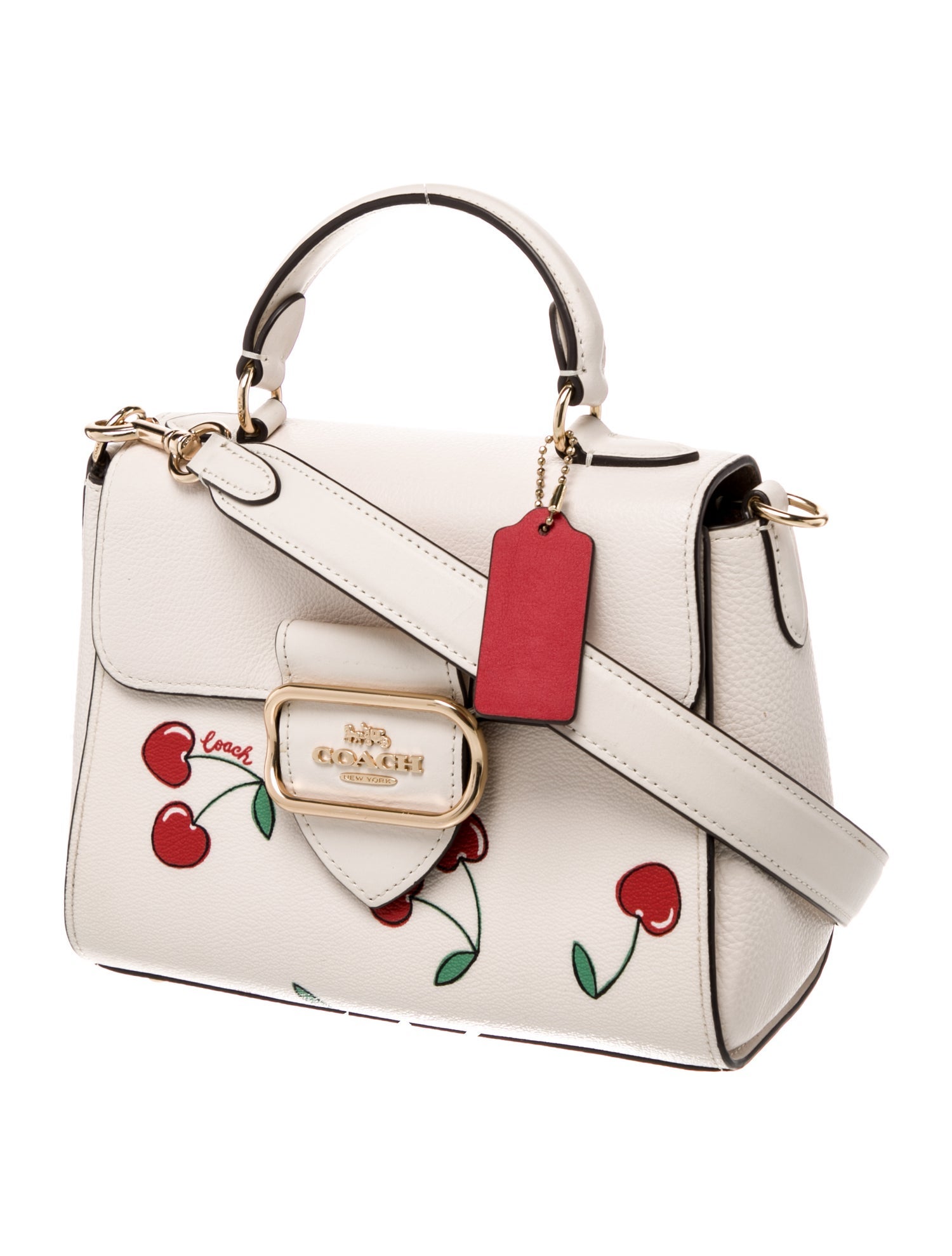 Coach Leather Top Handle Bag